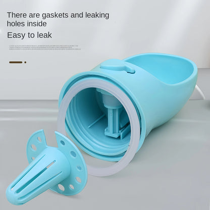 2 in 1 350Ml Portable Food Grade Material Dog Cat Travel Pet Water Cup Bottle with Food Dispenser Water Bottle for Dog